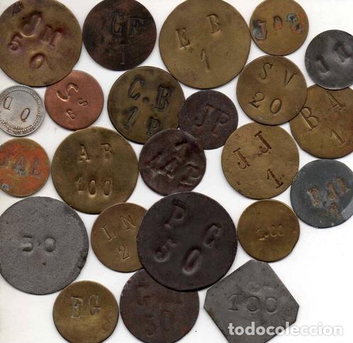 Thematic medals: lote de 20 fichas de estancias a clasificar