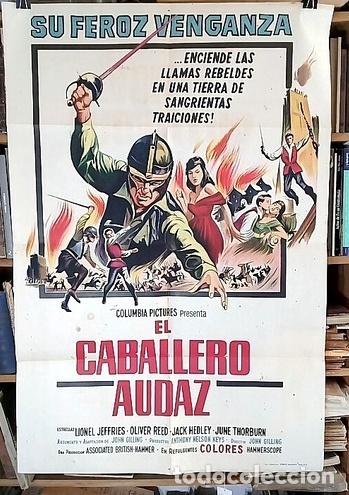 Thematic medals: el caballero audaz poster afiche cine original