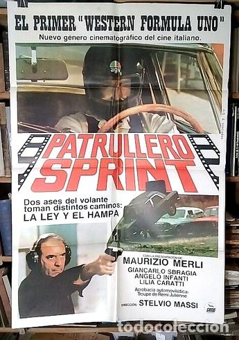 Thematic medals: patrullero sprint pelicula poster afiche cine original