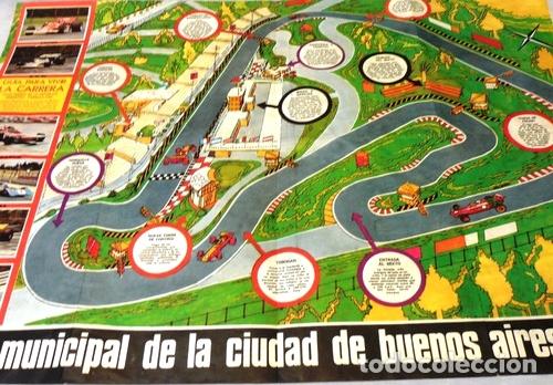 Thematic medals: antiguo cartel afiche gran premio formula 1 de 1972 de bs as