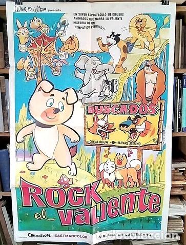 Medallas tem&aacute;ticas: rock el valiente poster afiche cine original - Foto 1