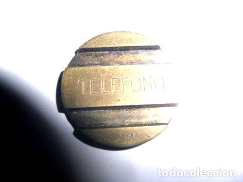 Medallas tem&aacute;ticas: entel cm sin numerar cospel ficha telefonica bronce telefono