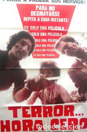 Medallas tem&aacute;ticas: afiche orig de la pelicula terror hora cero david hess