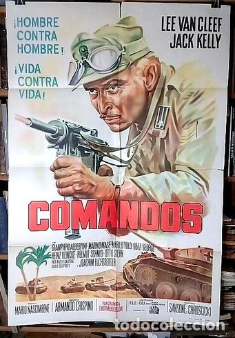 M&eacute;dailles th&eacute;matiques: comandos pelicula poster afiche cine original