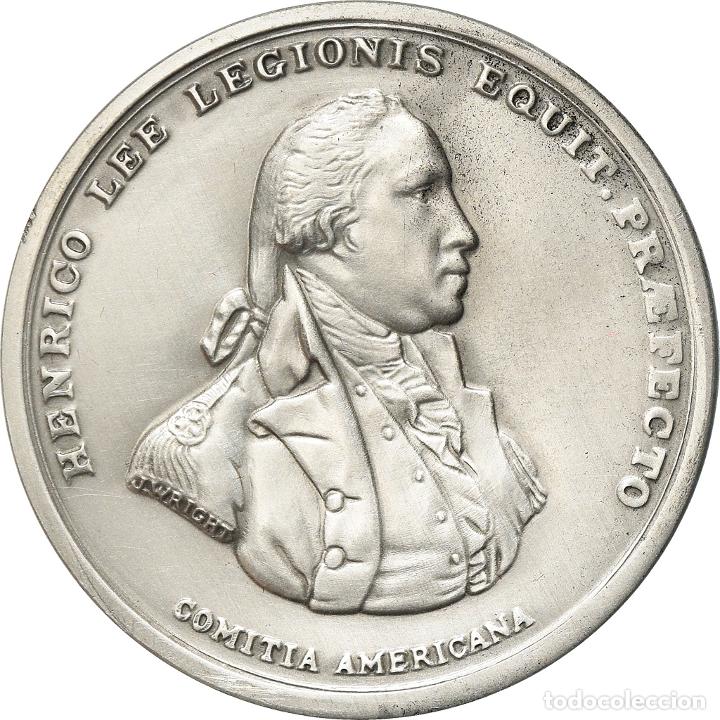 Medaglie tematiche: [#181066] Estados Unidos de Am&eacute;rica, medalla, Major Henry Lee, History, 1779, Wright