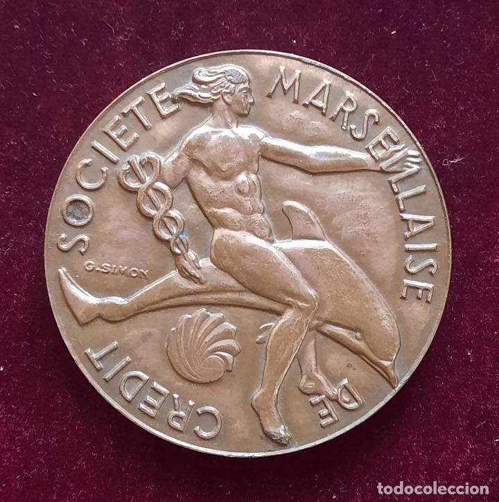 Medaglie tematiche: MEDALLA SOCIETE MARSEILLEISE DE CREDIT - 100 ANS DE JEUNESSE - 1865-1965..