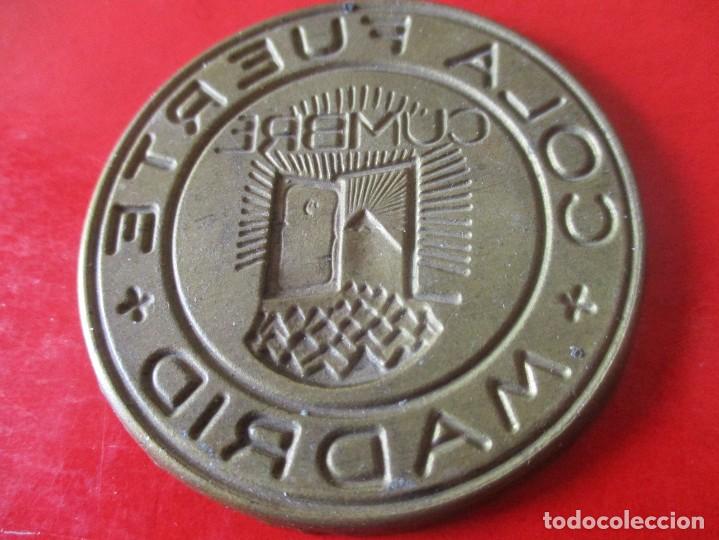 Medallas tem&aacute;ticas: Molde para hacer medalla. Cumbre cola fuerte Madrid