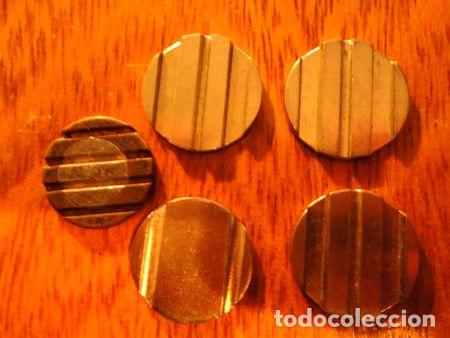 Medaglie tematiche: lote de 2 fichas y 3 de larga distancia cd123