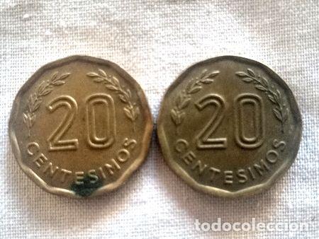 Medallas tem&aacute;ticas: lotes de monedas uruguay 20 centesimos 19761981 - Foto 1
