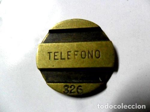 Medaglie tematiche: entel cospel ficha telefonica bronce telefono n 326