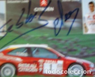 Medalhas tem&aacute;ticas: autografo de sebastian loeb