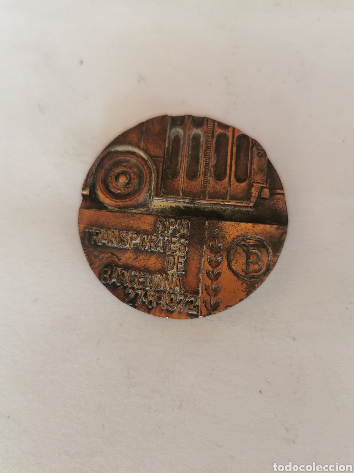 Medallas tem&aacute;ticas: Medalla de la centenario del tramvia Barcelona - Foto 1