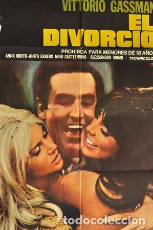 Medalhas tem&aacute;ticas: divorcio vittorio gassman anita ekberg 1970 afiche cine