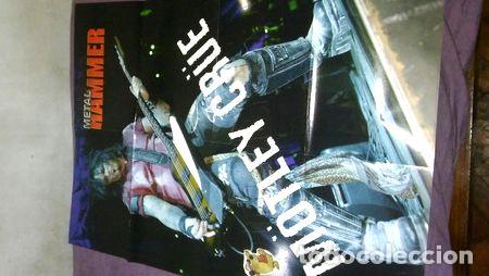 Medalhas tem&aacute;ticas: motley cruenikki sixx poster gigante 82 cm alto x 58 ancho