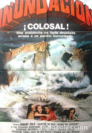 Medalhas tem&aacute;ticas: afiche original de la pelicula inundacion con robert culp