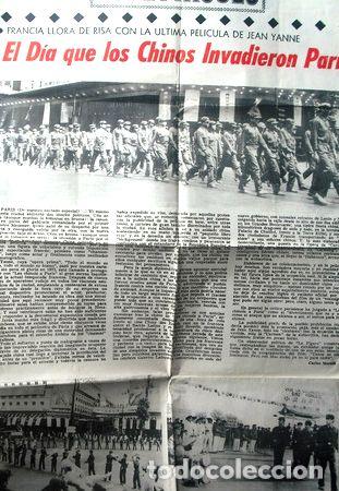 M&eacute;dailles th&eacute;matiques: afiche de la pelicula el dia que los chinos invadieron paris