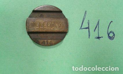 M&eacute;dailles th&eacute;matiques: antiguo cospel telefonico entel 416