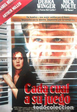 M&eacute;dailles th&eacute;matiques: afiche original de la pelicula cada cual a su juego