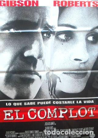 M&eacute;dailles th&eacute;matiques: afiche original de la pelicula el complot con mel gibson