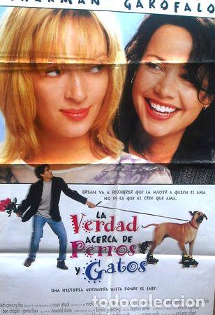 M&eacute;dailles th&eacute;matiques: afiche orig pelicula la verdad acerca de perros y gatos