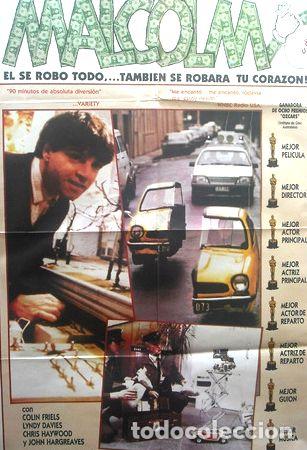 M&eacute;dailles th&eacute;matiques: afiche original de la pelicula malcolm dirig por nadia tass