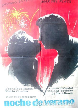 Thematische Medaillen: afiche original de la pelicula noche de verano