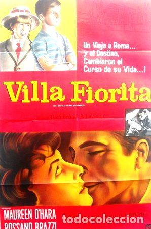 Thematische Medaillen: afiche orig de la pelicula villa fiorita con maureen ohara