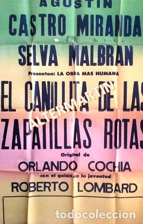Thematische Medaillen: antiguo afiche publicitario obra teatral 1962
