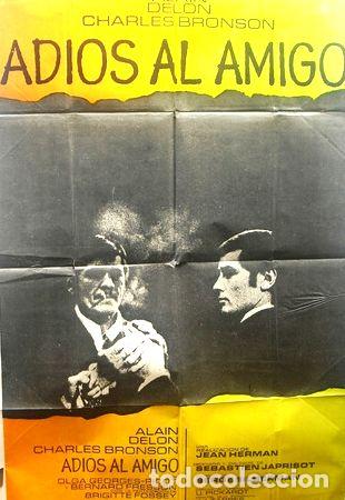 Thematische Medaillen: afiche orig pelicula adios al amigo a delon ch bronson