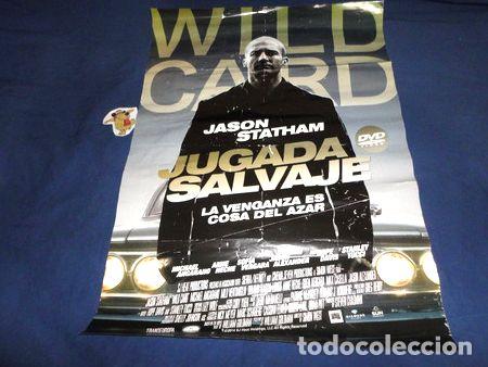 Thematische Medaillen: jason statham jugada salvaje poster 70 cm de alto x49 de