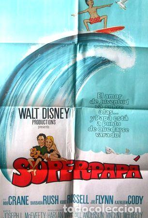 Thematische Medaillen: afiche original de la pelicula superpapa de walt disney