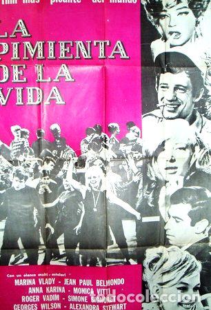 Thematische Medaillen: afiche pelicula la pimienta de la vida jean paul belmondo