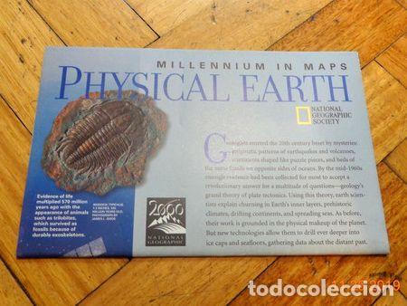 Thematische Medaillen: phiysical earth millenium in maps mapa national geographic