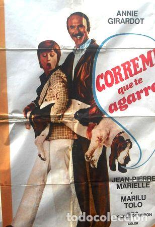 Medallas tem&aacute;ticas: afiche original de la pelicula correme que te agarro