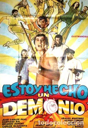 Thematische Medaillen: afiches pelicula estoy hecho un demonio 1 grande y 1 chico