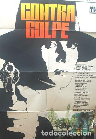 Thematische Medaillen: afiche orig de la pelicula contra golpe de alejandro doria