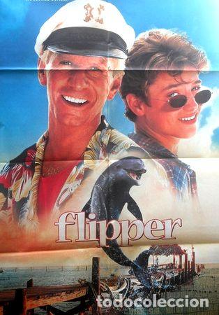 Thematische Medaillen: afiche orig pelicula flipper con paul hogan y elijah wood
