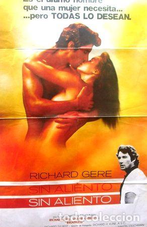 Thematische Medaillen: afiche original de la pelicula sin aliento con richard gere