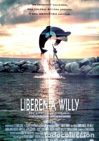 Medaglie tematiche: afiche de cine original liberen a willy 1993