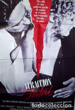 Medallas tem&aacute;ticas: afiche orig de la pelicula atraccion fatal de adrian lyne