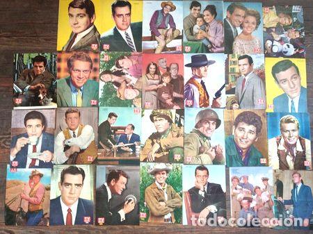 M&eacute;dailles th&eacute;matiques: lote 27 antiguos posters actores hollywood tv guia retro