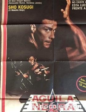 M&eacute;dailles th&eacute;matiques: afiche cine aguila negra jean claude van damme sho kosugi