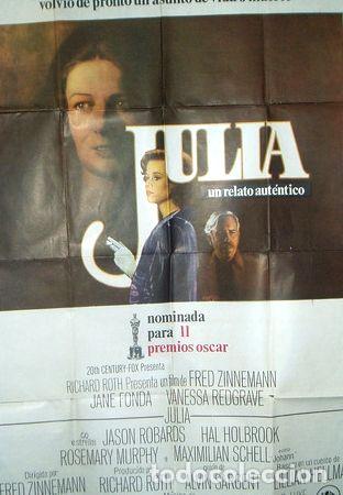 M&eacute;dailles th&eacute;matiques: afiche original de la pelicula julia con jane fonda