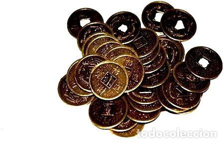M&eacute;dailles th&eacute;matiques: monedas feng shui x 3 atrae suerte mediana rincondeluz2008