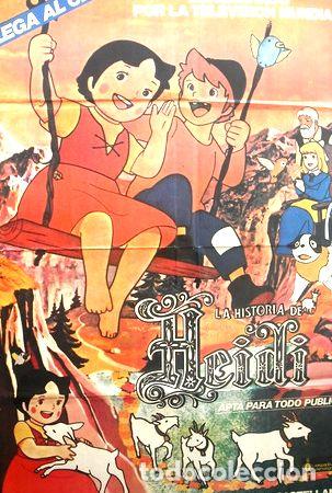 M&eacute;dailles th&eacute;matiques: afiche original de la pelicula la historia de heidi