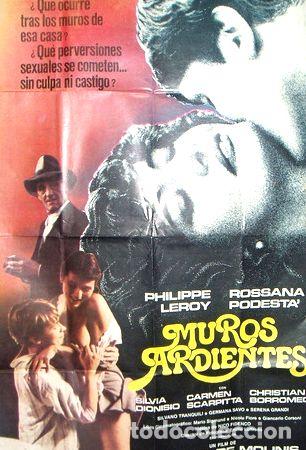 M&eacute;dailles th&eacute;matiques: afiche original de la pelicula muros ardientes