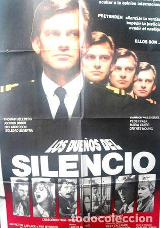 M&eacute;dailles th&eacute;matiques: afiche original de la pelicula los duenos del silencio