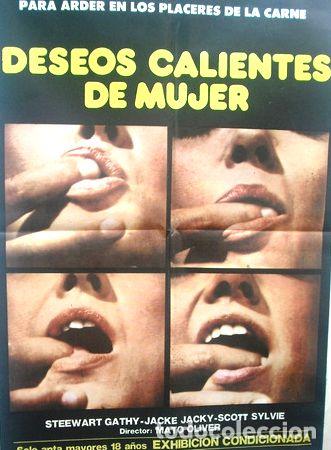 M&eacute;dailles th&eacute;matiques: afiche original de la pelicula deseos calientes de mujer