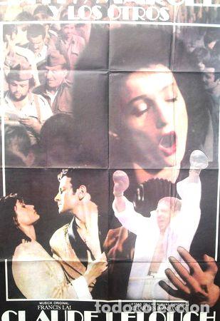 M&eacute;dailles th&eacute;matiques: afiche pelicula edith y marcel y los otros con aznavour