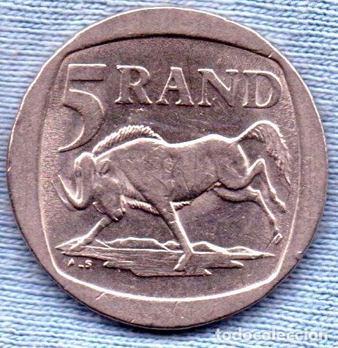 Thematic medals: sudafrica 5 rand 1994 nu negro